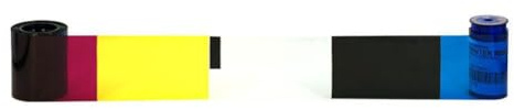 Cinta de Color YMCKT 534000-002 250 Impresiones por Rollo Compatible con de Tarjetas de identificación Serie Datacard SP SD Incluye Tarjeta de Limpieza y Rodillo