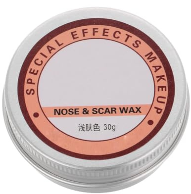 INOOMP Cera para Maquillaje Teatral de Halloween Efecto Realista y Resistente al Sudor, Material de Cera y Aluminio para Cortes y Heridas Falsas en Rutina de Maquillaje