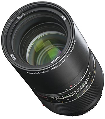 Handevision Ibelux Serienobjektiv 40 mm f/0.85 APS-C – kompatibel mit Sony E – Foto Objektiv, extrem lichtstark, ideal für Portraits & Low-Light, Ganzmetallgehäuse, integrierte Sonnenblende – Schwarz