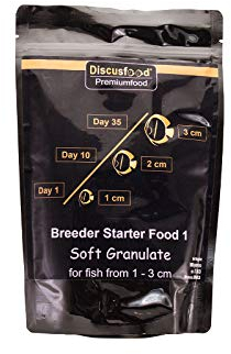 Breeder Starter Food I Softgranulate, Hauptfutter für junge Discus-Fische von 1cm bis 3cm, Aufzuchtfutter für Fisch-Babys, Alleinfutter für Jungfische, Fisch-Zucht , Fischfutter