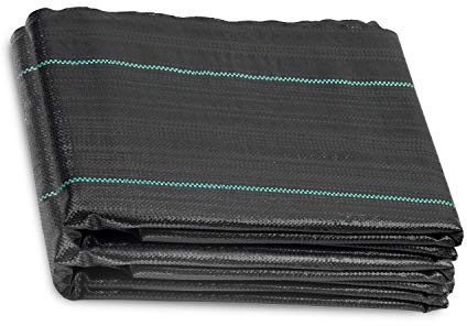 ANSIO Weed Control Membrane 2Mx25M Heavy Duty Weed Control Fabric,Ground cover Membrane, UV stabilised Weed Barrier Fabric. Ideal for use in Patios, Garden, Flower beds, Landscaping