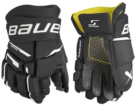 Bauer Supreme M3 Handschuhe Junior, Größe:11 Zoll, Farbe:schwarz/weiß