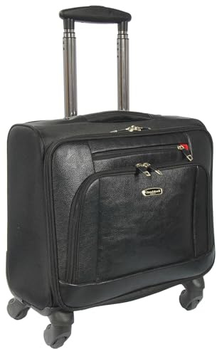 Divergent Retail DR642 - Maletín de viaje para piloto de cuatro ruedas, tamaño cabina, color negro, Black, L, Bolsa ejecutiva de negocios