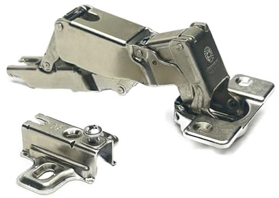 Cerniera per Anta Cucina Universale FERRARI con Apertura 165-170° Slide-On - Viti e Basetta Inclusa H4.5mm - Interasse 48mm - Ø 35mm - Made in Italy - FERROELETTRA (1)