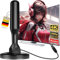 2025 Indoor TV Aerial, HD Portable Indoor/Outdoor Digital HD Antenna,TV aerial for Smart and Older TV's,Digital Aerial Supports 4K 1080P Local Channels - With Magnetic