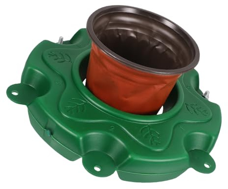 WOONEKY Isola Galleggiante per Piante Piccola per Acquari e Stagni Fioriera Rotonda Doppio Colore Materiale Sicuro per Piantagioni Dacqua e Decorazione Ambientale