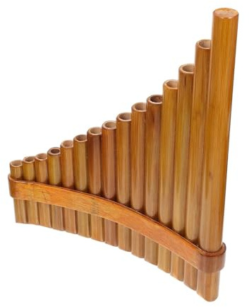 Flauta de pan de bambú de 15 tubos instrumento musical profesional