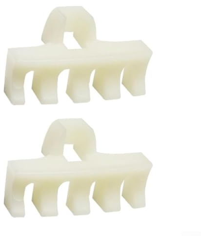 Esparcidor de carga de cuerda de bádminton para protección del marco de raqueta durante el encordado de alta tensión con compatibilidad de ranura de 10 x 6 mm (blanco)