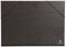 Clairefontaine 48615C Zeichenmappe Kraft Verge mit Gummizug und innenklappen rücken 30 mm, Din A2, innen: 42 x 59.4 cm, außen: 47 x 62 cm, schwarz