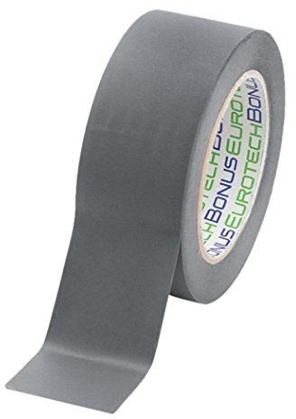 BONUS Eurotech 1BL23.48.0050/033A# PVC Bodenmarkierungsband, Klebstoff auf Kautschuk Basis, weich, Länge 33 m x Breite 50 mm x Dicke 0,17 mm, Grau