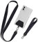 takyu dragonne pour Telephone Portable - Tour de Cou Telephone-Lot de 2 dragonnes pour téléphone Portable/clés, pour Cou et Poignet, compatibles avec Les téléphones, Noir