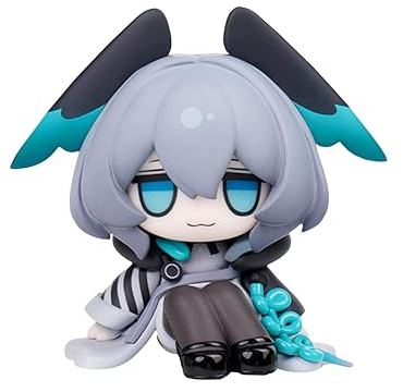 Zhongkaihua Arknights Ho'olheyak-figur – 7,5 cm statyett anime-modell staty tårtset – datorfodral skrivbordsdekoration, samling, gåva för fans