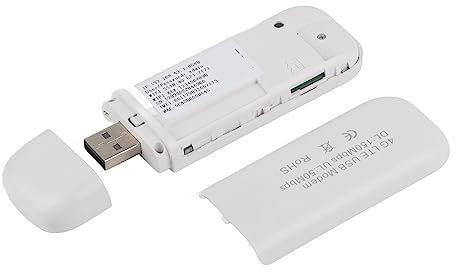 JTLB Módem Stick de Punto de Acceso Móvil, Adaptador de Red Inalámbrico USB 4G LTE, Enrutador WiFi Portátil para Conexión Segura a Internet en Cualquier Lugar