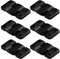 Lot de 6 crochets de suspension à emboîter - En acier inoxydable - Support caché - Charge lourde - Pour photos, miroirs
