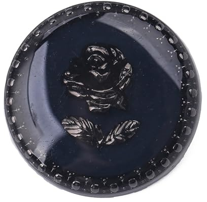 5 pcs Vintage Round Retro Gold Metal Rose Flower Pattern Buttons for Clothes Coats Decoration
