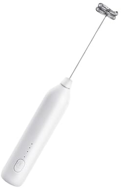 Varilla de espuma de leche de cabeza desmontable, 3 velocidades ajustables, portátil, para lattes, cocinas de chocolate caliente, esenciales, ABS, cocina, gadget espumador