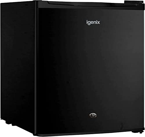 Igenix IG3711BL Table Top Fridge with 41 Litre Capacity, 4 Litre Ice Compartment, 1 Shelf, Reversible and Lockable Door, Black