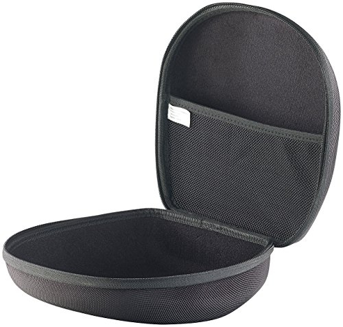 auvisio Kopfhörer Tasche: Große Hardcase-Schutztasche für Kopfhörer bis 19 x 20 x 8 cm (Case, Tasche, Bluetooth, Gepolsterter Beutel)