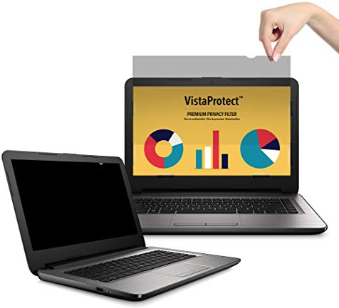 VistaProtect – Premium Blickschutzfilter & Anti-Blaulichtfilter, Privacy Filter Anti Blue Light Blickschutzfolie für Laptops & Notebooks (17.3″ Zoll)