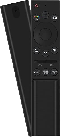 TISHOW Télécommande Universelle Samsung,Nouveau Samsung BN59-01358A Télécommande de Rechange pour Samsung Smart TV LCD 4K TV,Telecommande Samsung avec Netflix/Prime vidéo/Rakuten-TV Boutons