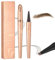 2024 New Waterproof Microblading Eyebrow Pen, 3D Microblading Eyebrow Pencil, 4 Tip Eye Brow Pen, Long-lasting Natural Makeup Fine Stroke Magic Eyebrow Pencil Stay on All Day (Drak braun)