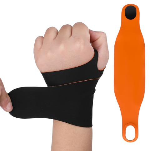 Prasacco Handgelenk Bandagen, Handgelenkstütze aus Nylon 36,2 x 8,2 cm Universelle Wrist Wraps für Männer, Frauen Elastische Handgelenkstütze für Sport, Hausarbeit, Training und Verstauchung Erholung
