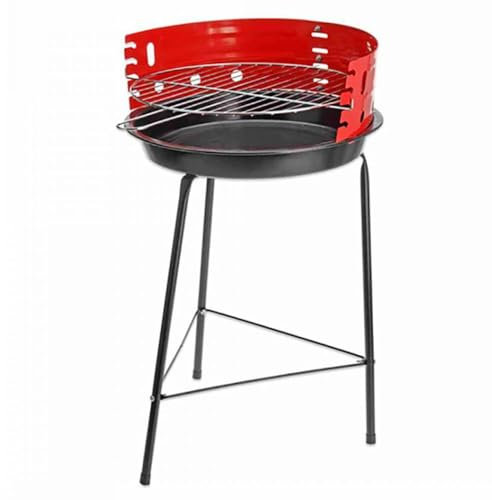 DECODEKO Barbacoa Carbón Portátil – Parrilla De Carbón Para Exterior,Regulable Y Resistente al Calor – Ideal Para Jardín, Balcón Y Camping (Parrilla (Estilo 3))