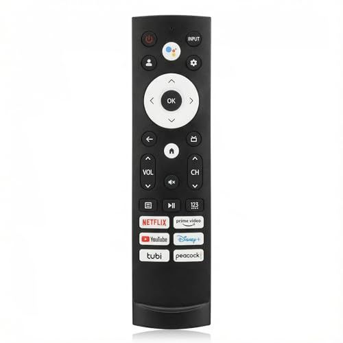 Hisense TV Remote Control Replacement with Voice Control and Bluetooth for Google TV