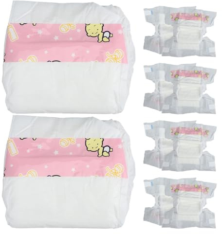 SOLUSTRE 10pcs Doll Dress Up Diapers Toy Accessories Decorative Nappies for Pretend Play Baby Dolls Simulation Diapers