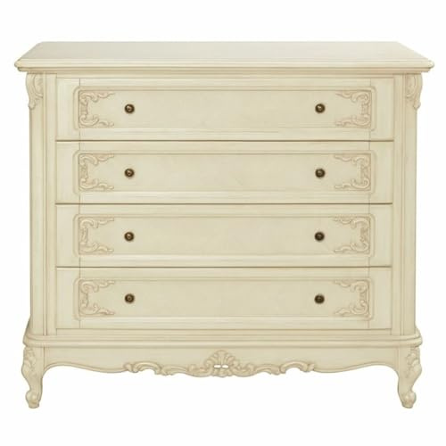 Casa Padrino Cómoda barroca de lujo crema 120 cm - muebles de dormitorio barroco