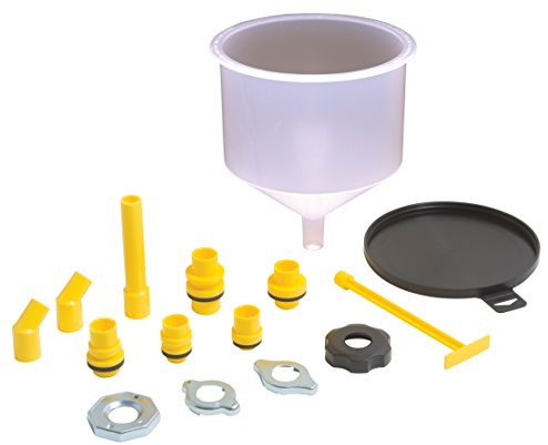 Lisle 24680 Spill-Free Funnel, Standard Adapters, 11 x 7 x 7 inches