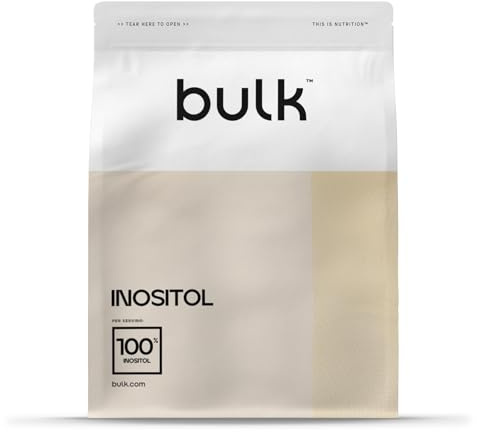 Bulk Inositol en Poudre, Sans Arôme, 500 mg de Myo-Inositol Premium par Portion, Supplément de Vitamine B8, Soutient la Nutrition, 100 % Inositol, 1000 Doses, 500 g