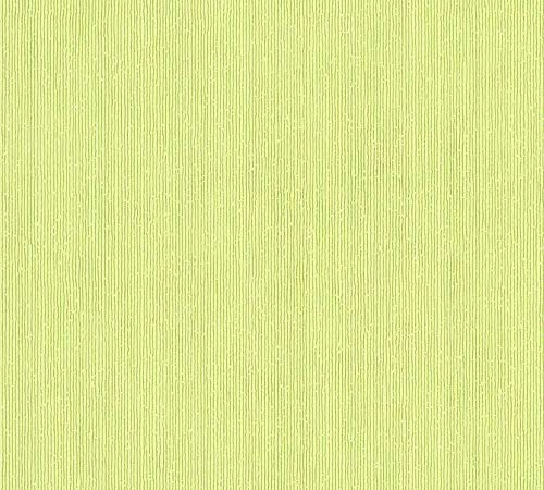 A.S. Création 328061 Papiertapete Urban Flowers Öko-/Unitapete, 10,05 x 0,53 m, grün/metallic