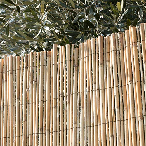 STI Arella canniccio BIG stuoia cannette rilegate ombra recinzione Bamboo 100x300cm