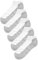 NEXT Calcetines Deporte Hombre con Suela Acolchada, Negros, Mezcla de Algodón con Soporte para el Arco, Talla 43-45 - Pack de 4 Calcetines Blanco/Gris 43