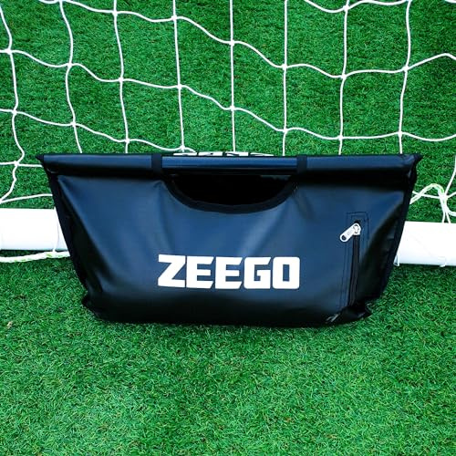 ZEEGO Premier Sandbag Weighted Bags for Football Goals, Sports Net Sandbag, Heavy Duty Football Goal Sandbag, Sandbag Weight Bag Ground Anchor | 20kg (44lbs), Goal Frame Sandbag | Sand NOT Included