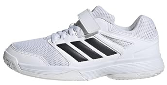 adidas Mixte Enfant Speedcourt Kids Indoor Shoes, FTWR White/Core Black/FTWR White, 38 EU