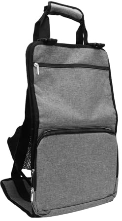 Fockety Tracolla per PC Tower, Custodia da Trasporto da Scrivania con Tasche per Tastiera e Accessori, Cinghie Regolabili con Fibbia, Adatta per PC Tower da 41,7 a 49,6 Pollici