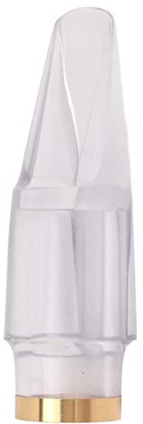 SPYMINNPOO Embout de Saxophone Alto, Remplacement en Plastique avec Bord Arrondi pour un Son Riche, Conception de Soufflage Facile pour les Débutants et les Professionnels