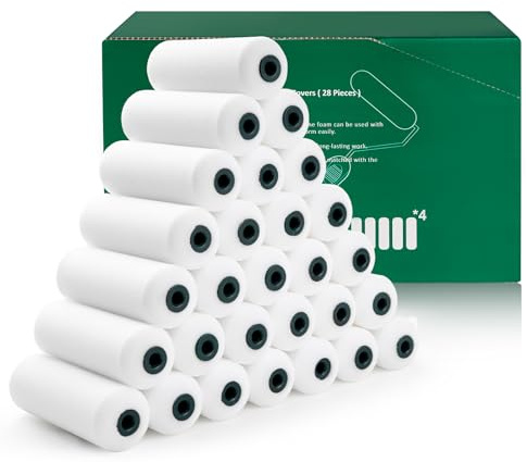 CoatPro Twools 4 Inch Foam Paint Roller Covers 28 Pack
