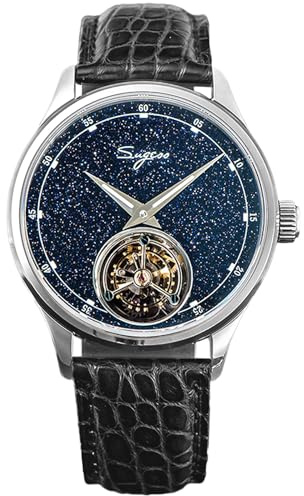 Sugess Aventurine Dial Tourbillon Master Seagull ST8230 Movement Sapphire Crystal Men's Mechanical Watch 1963 SU8230STRF