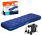 Vivo Technologies Single Airbed with Pump, Inflatable Mattress Waterproof Blow Up Bed for Camping, Travel – Includes 3 Nozzles