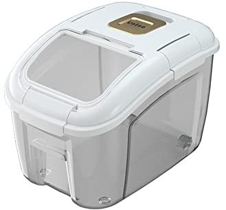 iFutniew Contenedor de cocina de 5 kg, a prueba de insectos, a prueba de humedad, caja de arroz, tarro sellado de granos, almacenamiento en el hogar, caja de comida para perros y mascotas, caja A