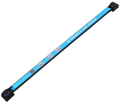 Barra degli attrezzi magnetica – Porta attrezzi a striscia magnetica | Striscia magnetica regolabile e stabile con grande capacità per banco da lavoro, garage, officina