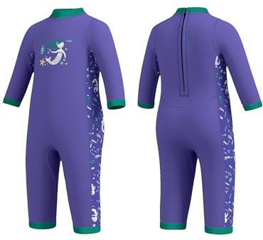 Baby Wetsuit for Boys Girls, 2mm Back Zip Toddler Wetsuit
