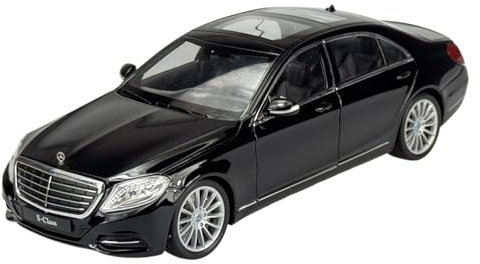 Welly Mercedes-Benz S-Klasse W222 Schwarz Limousine Ab 2013 1/24 Metall Modell Auto Die Cast Neu im Kasten