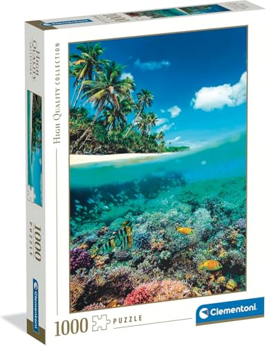 Clementoni - Puzzle 1000 Pezzi per Adulti e Ragazzi, Collection, Tema Summer Paradise, Idea Regalo Uomo e Donna Made in Italy, 70x50 cm, 39881