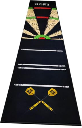 Qianly Tappeto per Freccette, Proteggi Pavimento E Freccette 300 Cm X 66 Cm Tappetino per Freccette Professionale per Interni Ed Esterni per Bambini, Tappeti, Albicocca