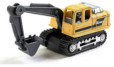 VorPrillynt Camion Transporteur Voiture, 6 Mini Construction Voiture, Vehicules de Chantier, Jouet Camion Voiture Véhicule de Construction - Anniversaire Cadeau de pour Garçons