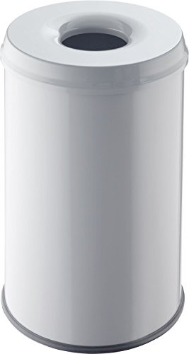 Helit H2515682 - Sicherheits-Abfallbehälter, 30 Liter, lichtgrau